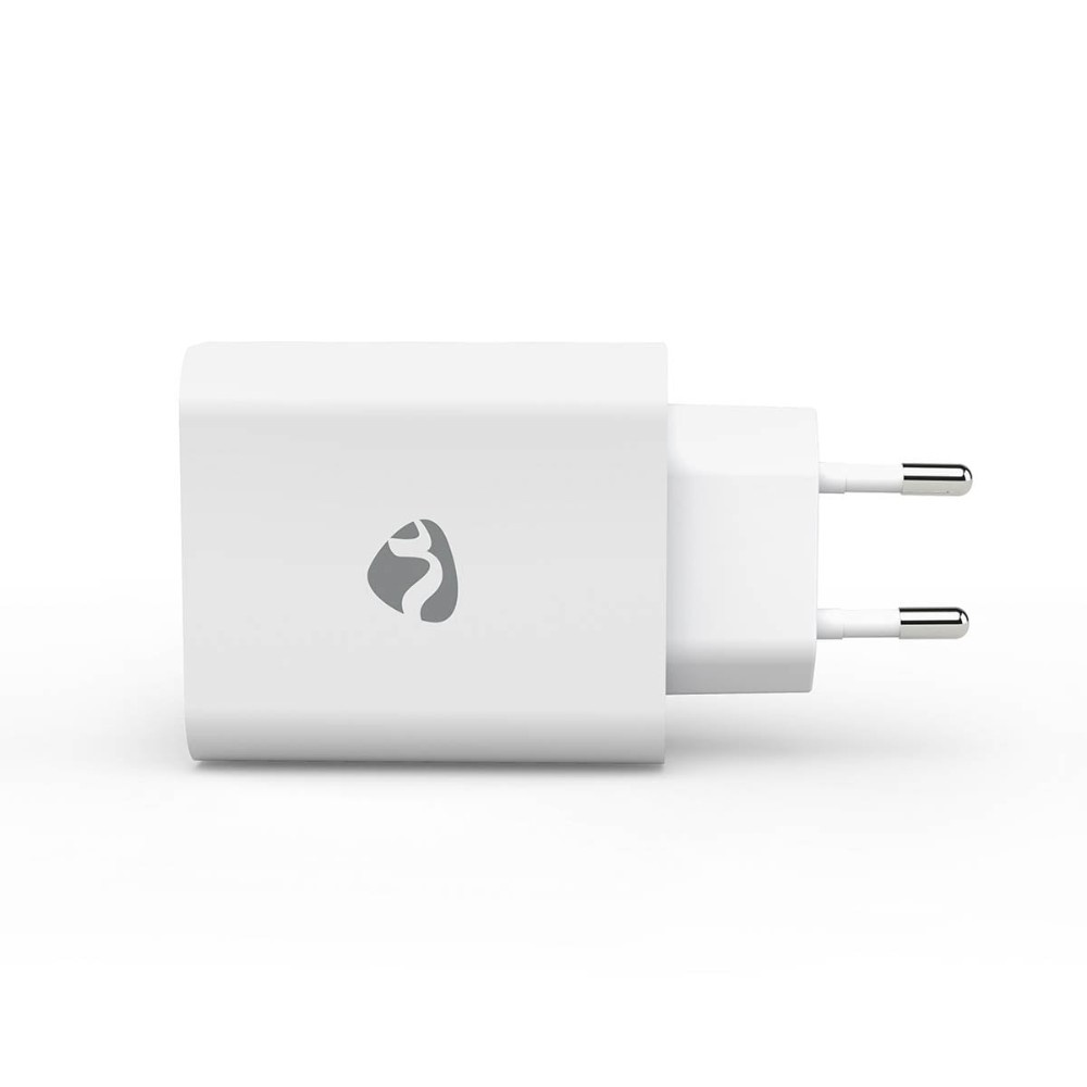 Nedis USB-A-Wandladegerät, 4 Anschlüsse, 24 W, weiß