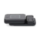 NEDIS WDCHAQ15W210BK 3-in-1-Ladegerät, schwarz/silber NEDIS WDCHAQ15W210BK 3-in-1-Ladegerät, schwarz/silber