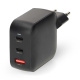 Nedis Wandladegerät 100 W 2x USB-C 1x USB-A, schwarz Nedis Wandladegerät 100 W 2x USB-C 1x USB-A, schwarz
