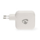 Nedis Wandladegerät 100 W 2x USB-C 1x USB-A, weiß Nedis Wandladegerät 100 W 2x USB-C 1x USB-A, weiß