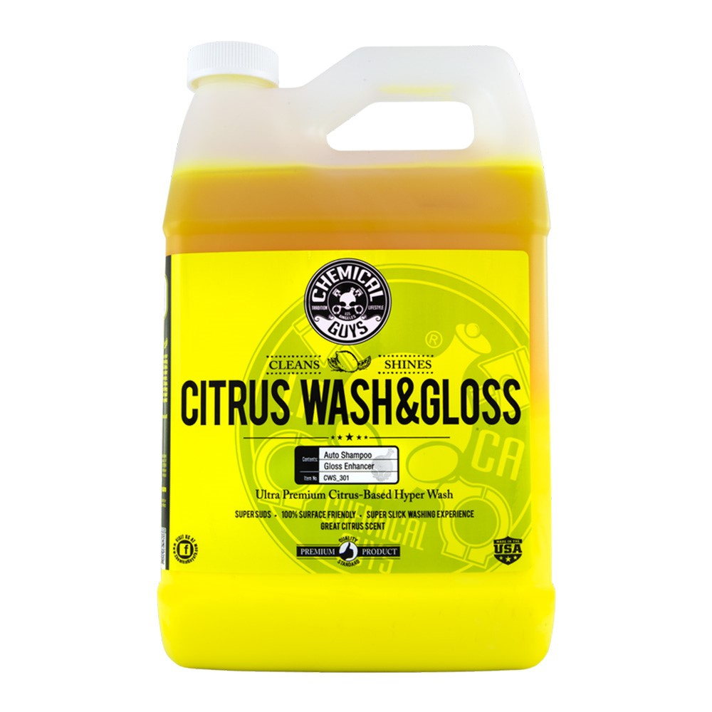Chemical Guys Citrus Wash & Gloss Autoshampoo, 3,7 Liter