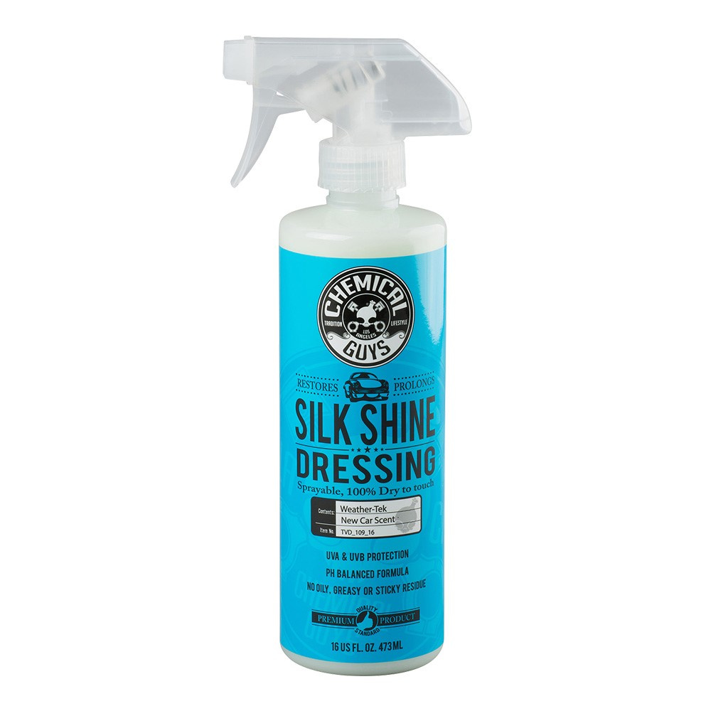Chemical Guys Silk Shine Dressing stellt Kunststoff und Gummi wieder her, 473 ml