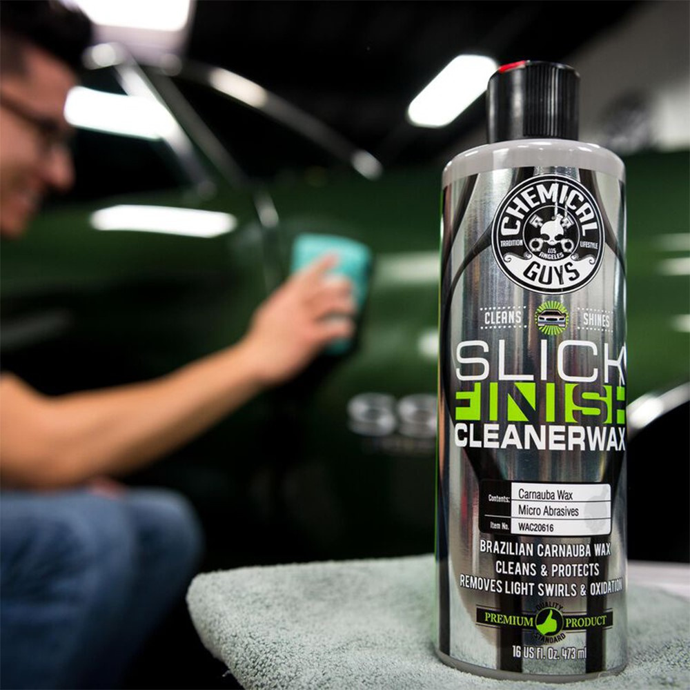 Chemical Guys Slick Finish Cleaner Wax tiefenreinigendes Autowachs, 473 ml