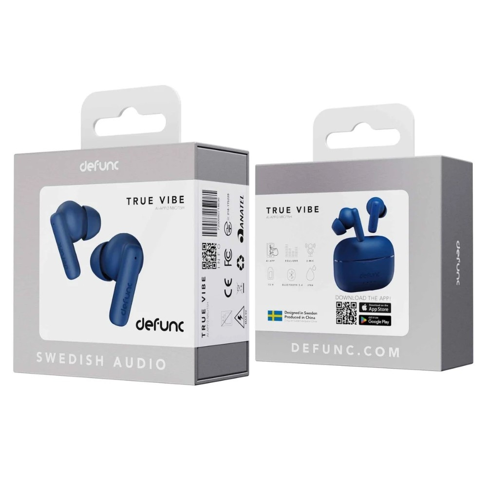 Defunc TRUE VIBE, kabellose In-Ear-Kopfhörer, blau
