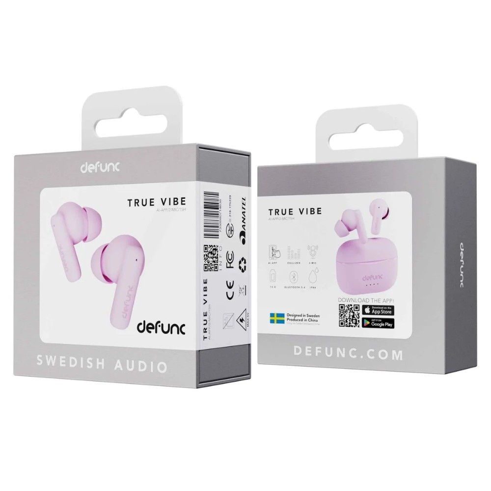 Defunc TRUE VIBE, kabellose In-Ear-Kopfhörer, rosa