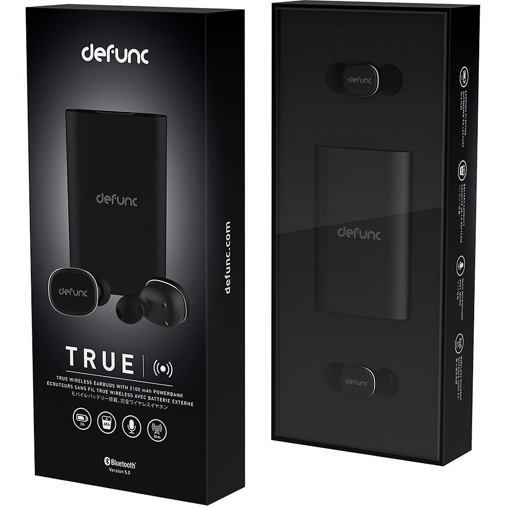 DeFunc True Earbud Kabellose In-Ear-Kopfhörer Schwarz
