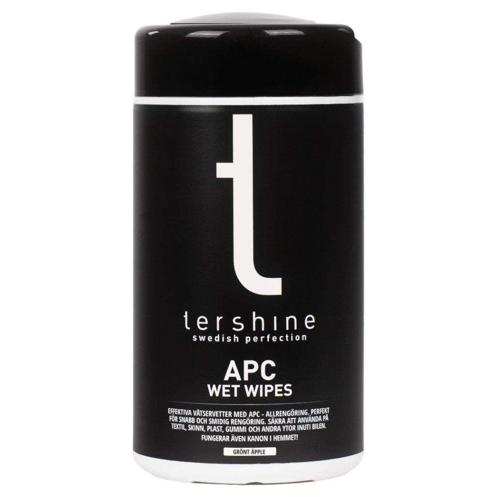 Tershine APC - Wet Wipes Allzweckreiniger, grüner Apfel
