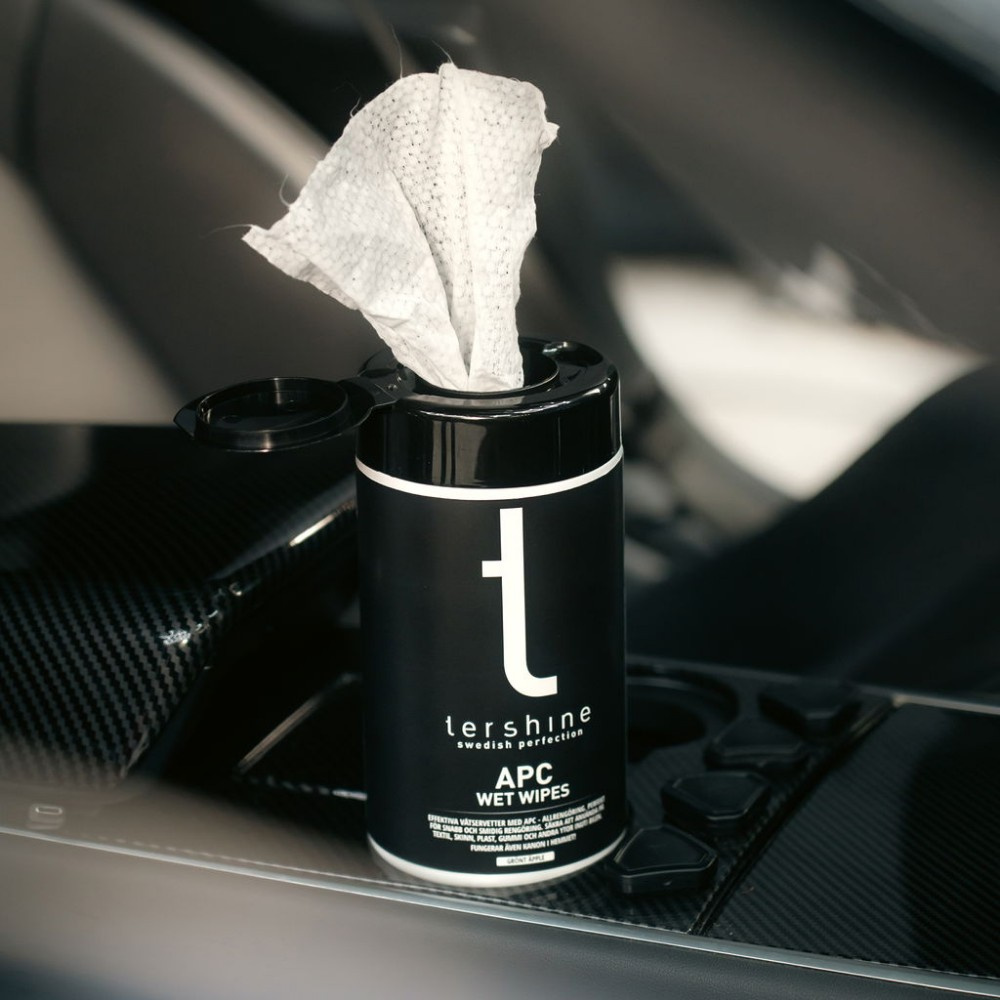 Tershine APC - Wet Wipes Allzweckreiniger, grüner Apfel