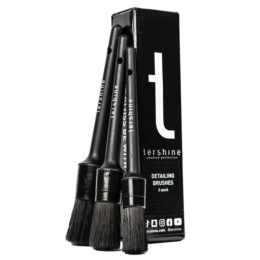 Tershine Detailing Brushes, Reinigungsbürsten, 3er-Pack