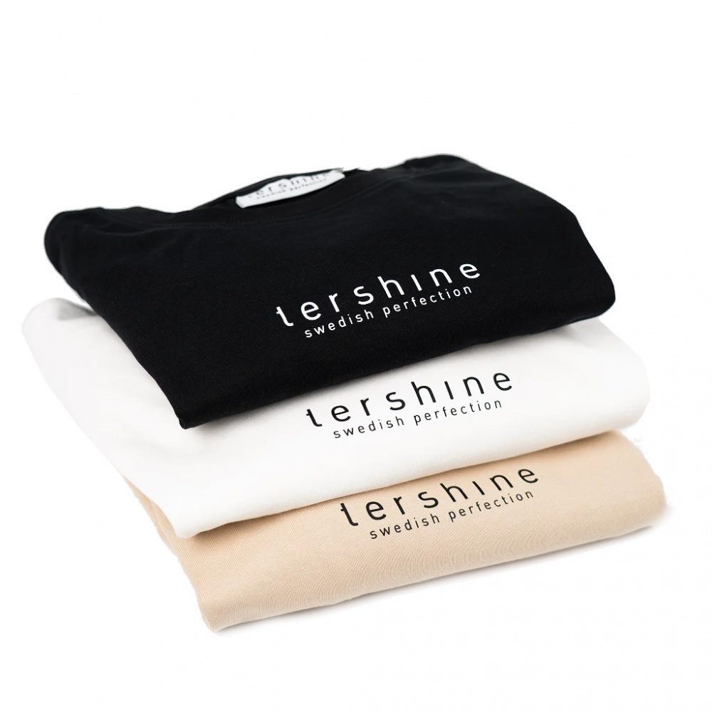 Tershine Oversized T-Shirt, weiß, large