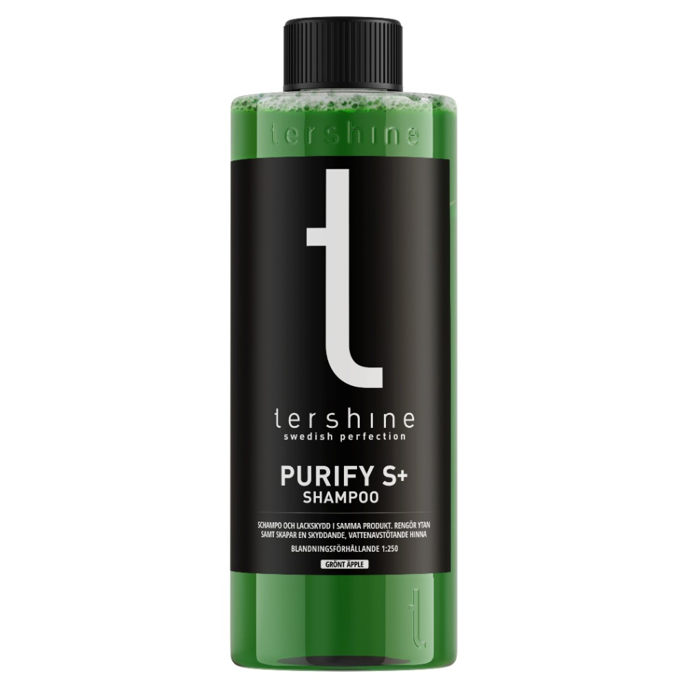 Tershine Purify S+ - Shampoo, keramisches Shampoo mit Lackschutz, 500 ml