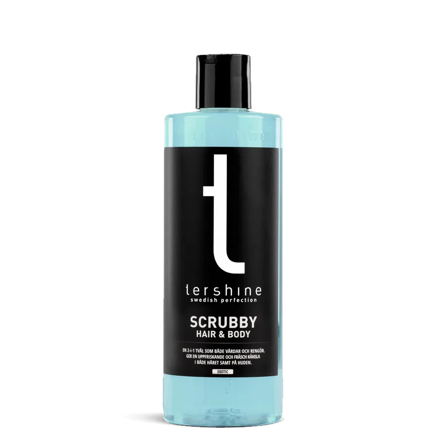 Tershine Scrubby - Hair & Body, Haarshampoo & Duschgel, 500 ml