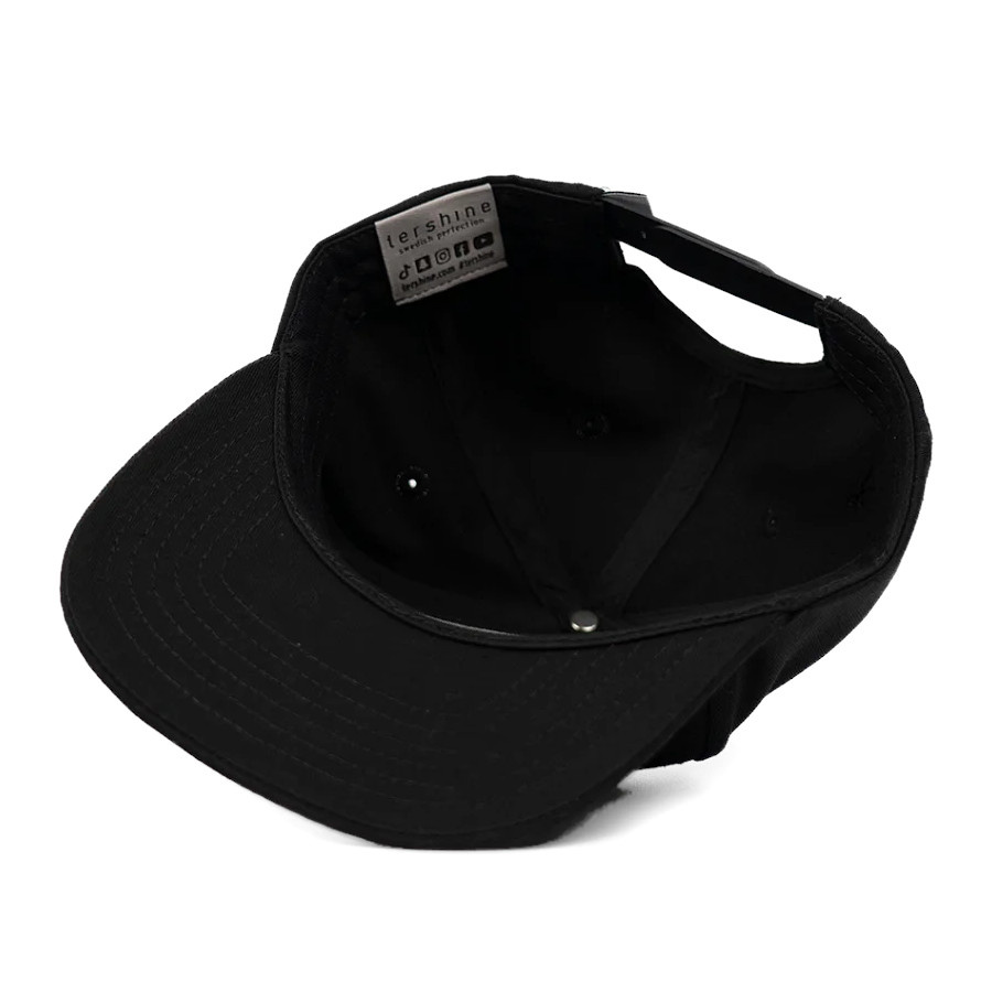 Tershine Snapback-Kappe, weißes Logo