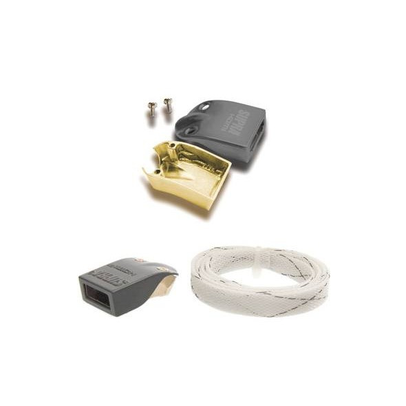 Supra HDMI Install Kit MET-B / BRAID, abgewinkelte Abdeckung und Kabelstrumpf