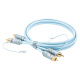 Supra Phono 2RCA-SC Phono-Signalkabel, 0.7 meter Supra Phono 2RCA-SC Phono-Signalkabel, 0.7 meter