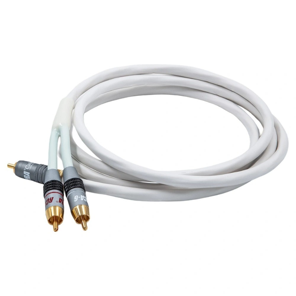 Supra Y-Link Subwooferkabel 2RCA-1RCA, weiß