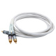 Supra Y-Link Subwooferkabel 2RCA-1RCA, weiß Supra Y-Link Subwooferkabel 2RCA-1RCA, weiß