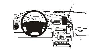 Brodit Verstärkter ProClip, Volvo V70 N/XC70 00-08