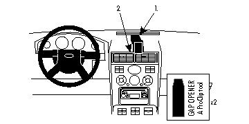 Brodit Verstärkter ProClip, Ford Mondeo 01-07