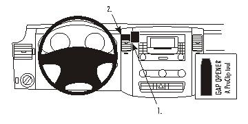 Brodit Verstärkter ProClip, Mercedes Benz/Volkswagen