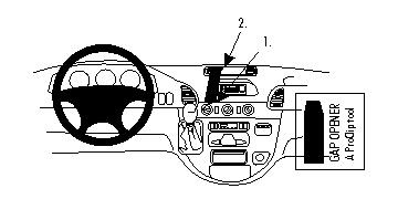 Brodit Verstärkter ProClip, Mercedes Benz Sprinter 00-06