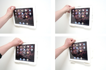Brodit Halterung für Bildschirm, Apple iPad 2 (A1395, A1396, A1397)/3rd Gen (A1416, A1430, A1403) u. a.