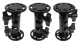 Brodit Heavy-Duty-Piedestalhalterung 215840 Brodit Heavy-Duty-Piedestalhalterung 215840
