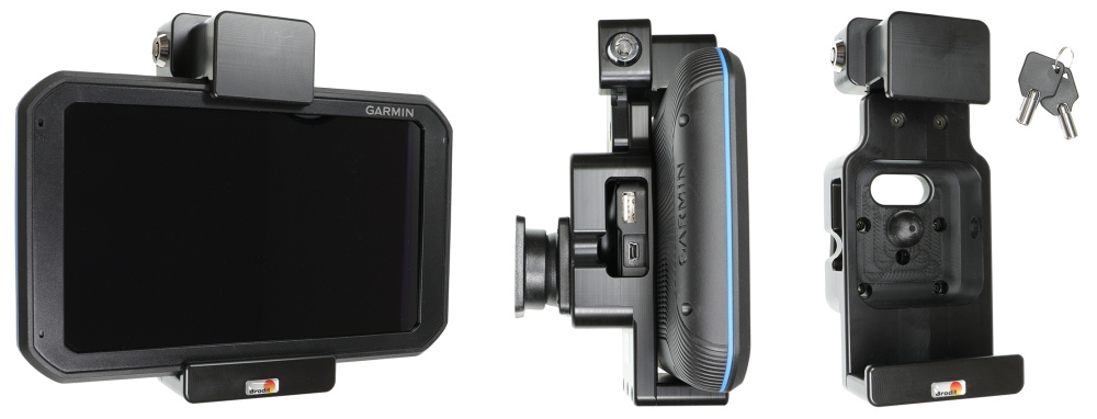 Brodit Halterung mit Schlüsselschloss, Garmin dezl 780 LMT-D/dezlCam 785 LMT-D/Fleet 770/Fleet 780/Fleet 790