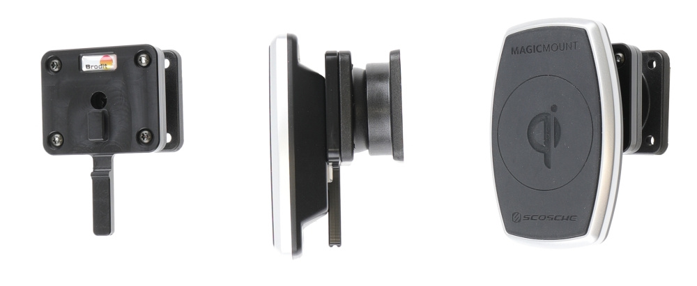 Brodit Halterung mit Kugelgelenk, Scosche Magic Mount Charge