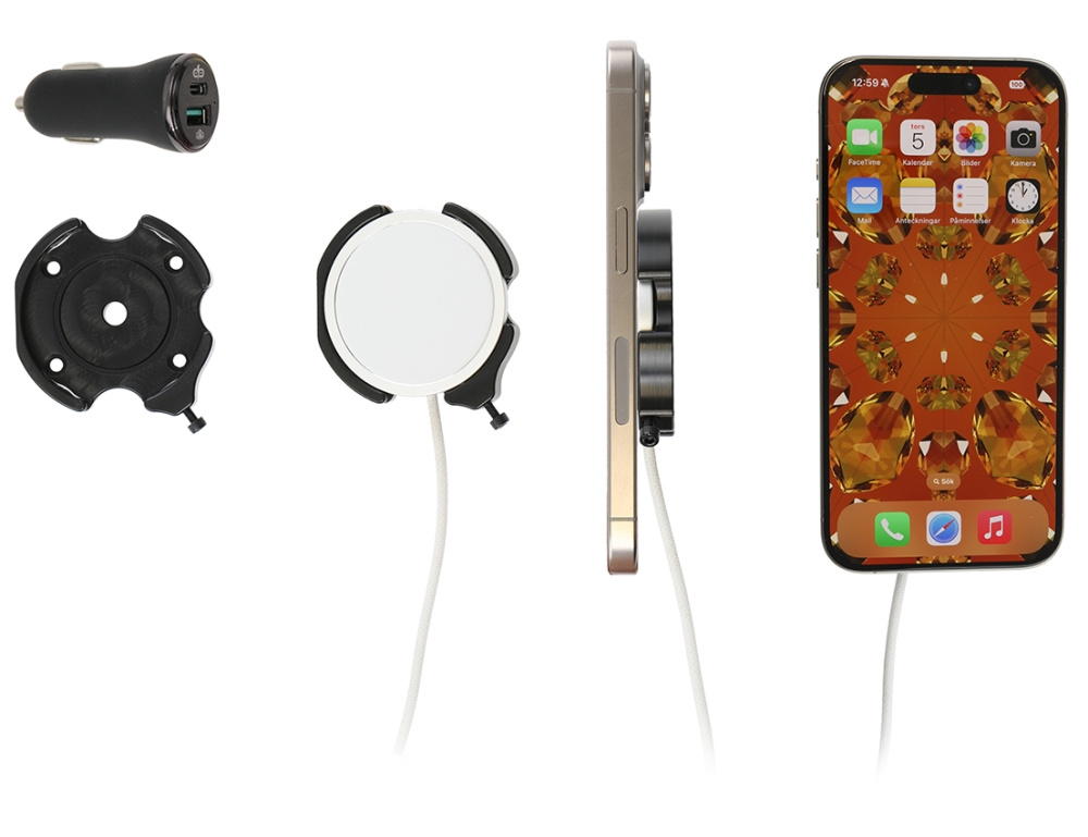 Brodit Halterung, Apple iPhone 12/12 Mini/12 Pro/12 Pro Max/13/13 Mini/13 Pro/13 Pro Max/14/14 Plus u. a.