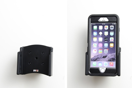 Brodit Passivhalterung mit Kugelgelenk, Apple iPhone 6 Plus/6S Plus/7 Plus/8 Plus