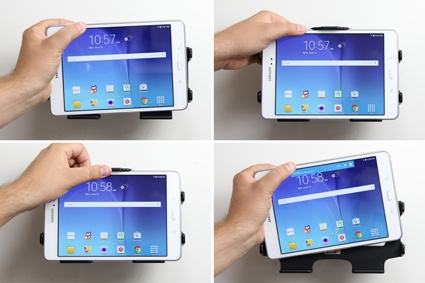 Brodit Passivhalterung mit Kugelgelenk, Samsung Galaxy Tab A 8.0 (2015) SM-T350