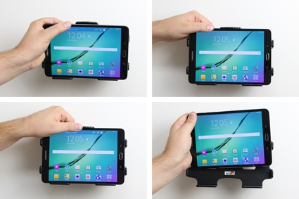 Brodit Passivhalterung mit Kugelgelenk, Samsung Galaxy Tab S2 8.0 SM-T713 /SM-T719