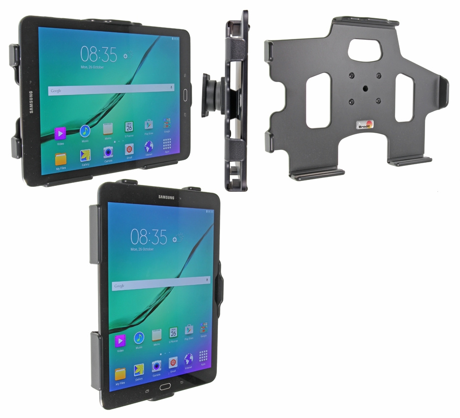 Brodit Passivhalterung mit Kugelgelenk, Samsung Galaxy Tab S2 9.7 SM-T810/SM-T813/SM-T815/SM-T819