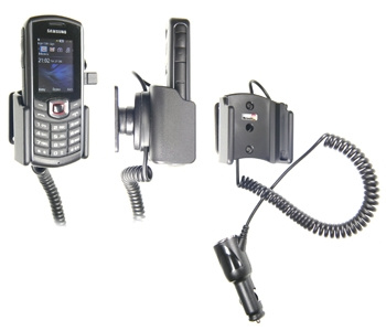 Brodit Aktiver Halter mit Zigarettenanzünderanschluss, Samsung Xcover 271 GT-B2710