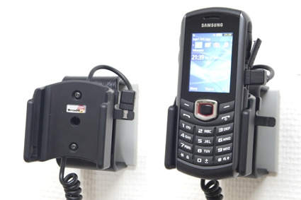 Brodit Aktiver Halter mit Zigarettenanzünderanschluss, Samsung Xcover 271 GT-B2710