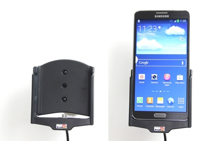 Brodit Aktiver Halter mit Zigarettenanzünderanschluss, Samsung Galaxy Note 3 SM-N9005