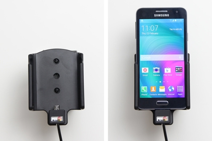 Brodit Aktiver Halter mit Zigarettenanzünderanschluss, Samsung Galaxy A3 SM-A300