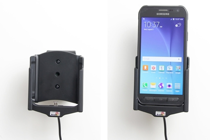 Brodit Aktiver Halter mit Zigarettenanzünderanschluss, Samsung Galaxy S6 Active
