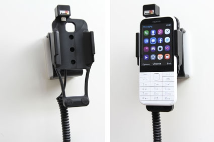 Brodit Aktiver Halter mit Zigarettenanzünderanschluss, Nokia 225