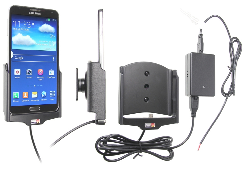 Brodit Aktivhalterung für feste Installation, Samsung Galaxy Note 3 SM-N9005