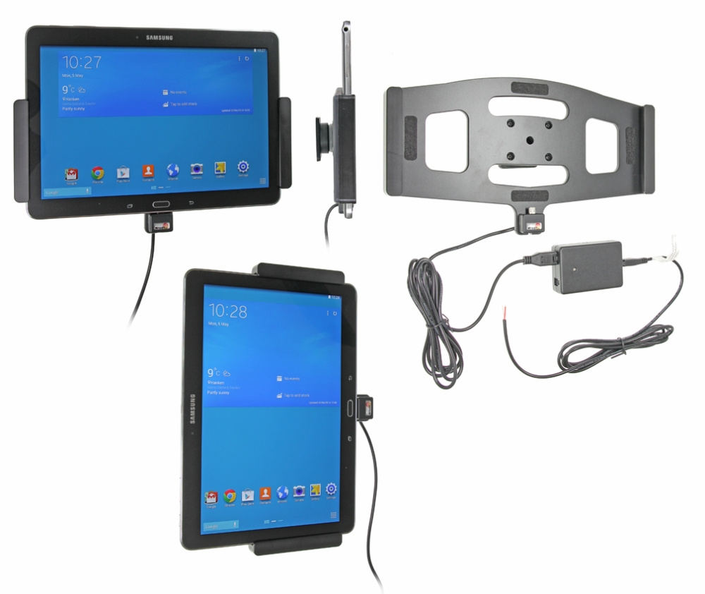 Brodit Aktivhalterung für feste Installation, Samsung Galaxy Tab PRO 10.1 LTE SM-T525/SM-T520