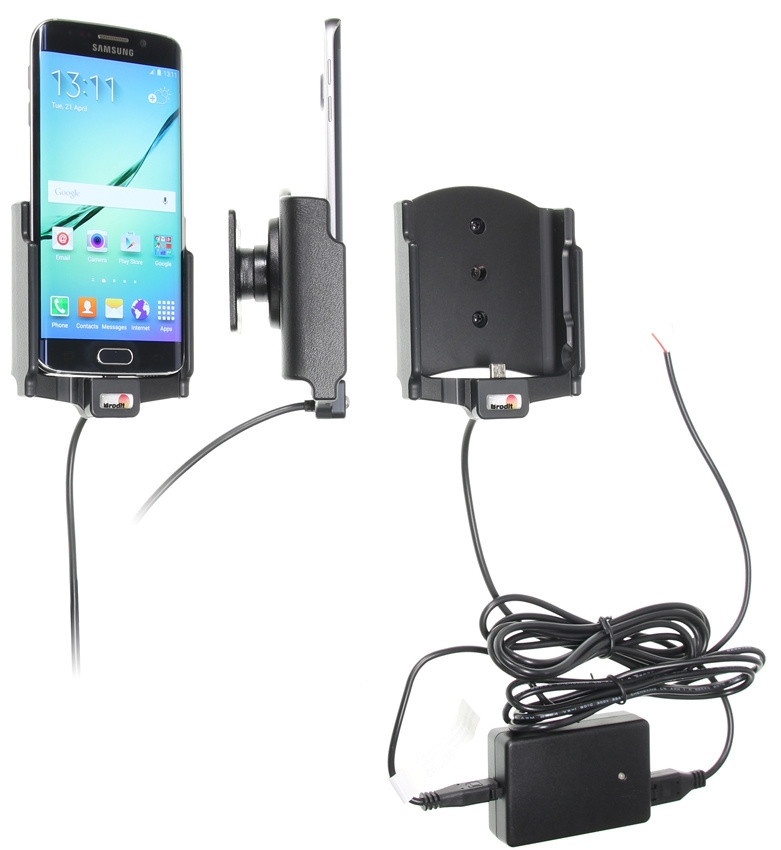 Brodit Aktivhalterung für feste Installation, Samsung Galaxy S6 edge
