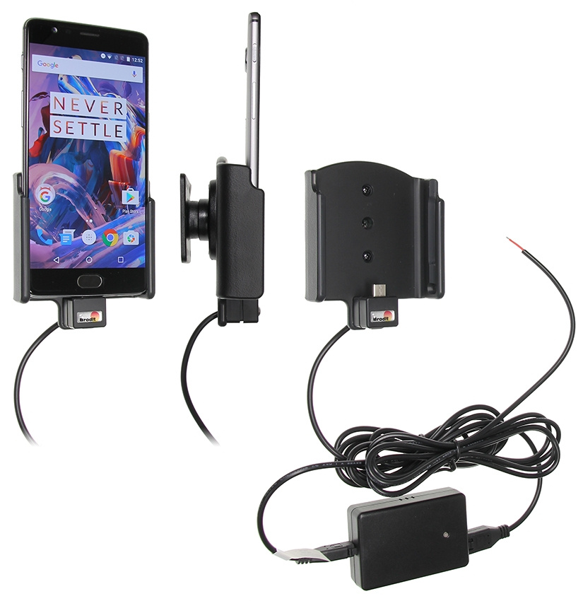 Brodit Aktivhalterung für feste Installation, OnePlus 3/3T