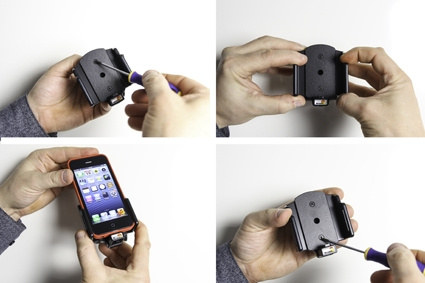 Brodit Halterung für Kabelanschluss, Apple iPhone 5/5C/5S/SE