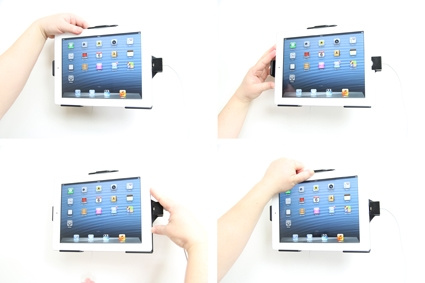 Brodit Halterung für Kabelanschluss, Apple iPad 4th Gen (A1458, A1459, A1460)/With Retina (Lightning Connector)