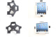 Brodit Halterung für Kabelanschluss, Apple iPad 4th Gen (A1458, A1459, A1460)/With Retina (Lightning Connector) Brodit Halterung für Kabelanschluss, Apple iPad 4th Gen (A1458, A1459, A1460)/With Retina (Lightning Connector)