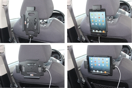 Brodit Halterung mit Federverriegelung, Apple iPad Mini (A1432, A1454, A1455)