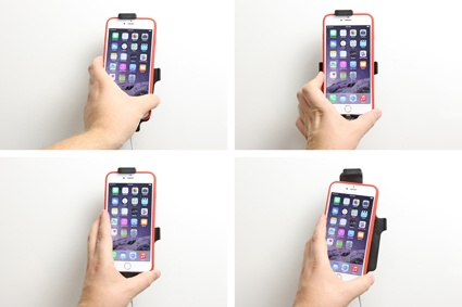 Brodit Halterung für Kabelanschluss, Apple iPhone 6 Plus/6S Plus/7 Plus/8 Plus/Xs Max