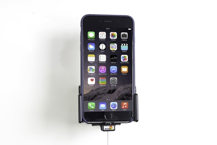Brodit Halterung für Kabelanschluss, Apple iPhone 11/6 Plus/6S Plus/7 Plus/8 Plus/X/XR/Xs/Xs Max